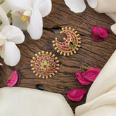 Vriksham Antique Kemp Stone Floral Chandran & Suryan Billai-G17179